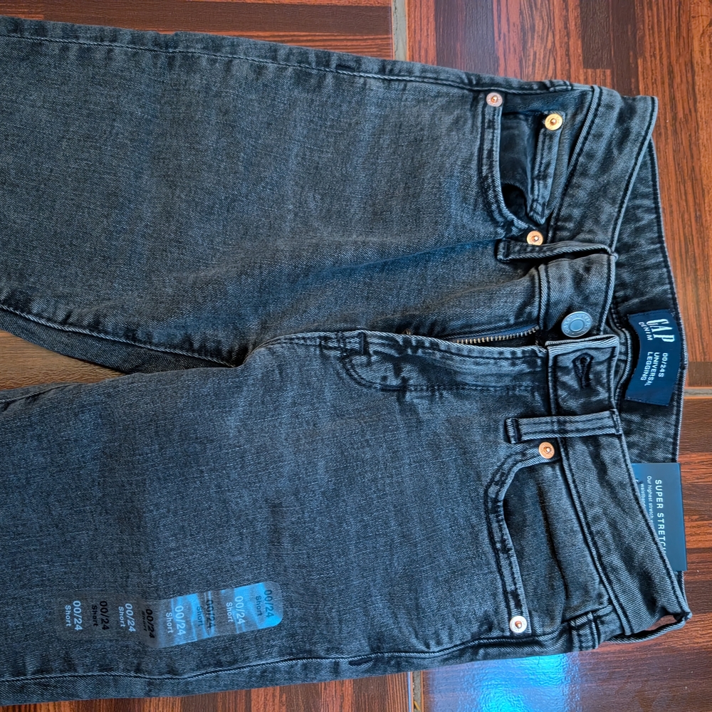 GAP Charcoal Denim Pants